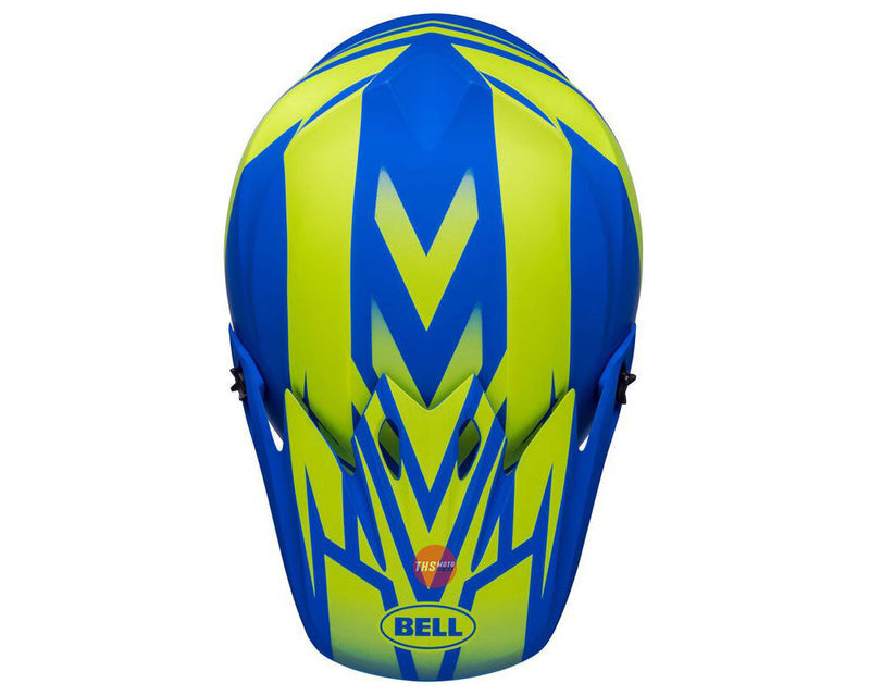 Bell MX-9 MIPS Disrupt Matte classic Blue/Hi-Viz Yellow Size Medium 58cm