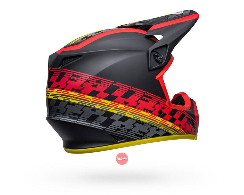 Bell MX-9 MIPS Offset Matte Black/Red Size XL 62cm