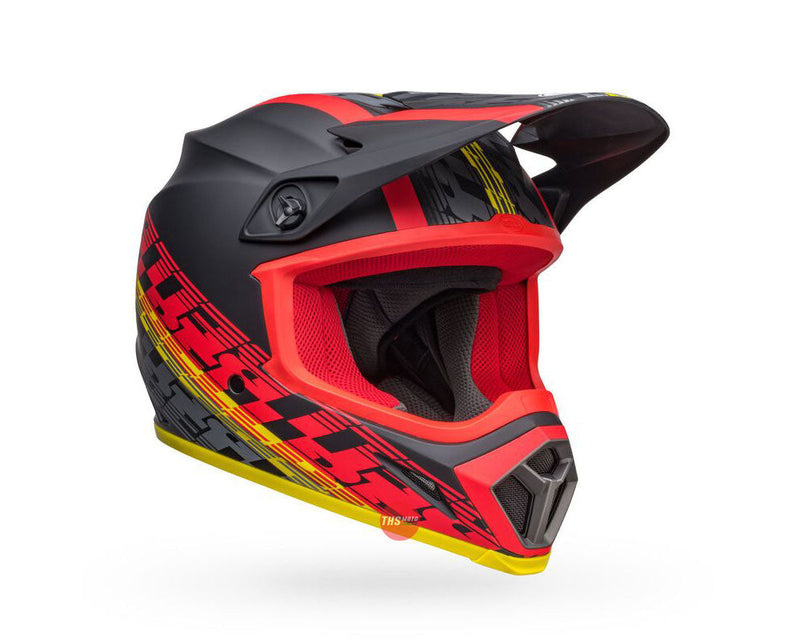 Bell MX-9 MIPS Offset Matte Black/Red Size XL 62cm