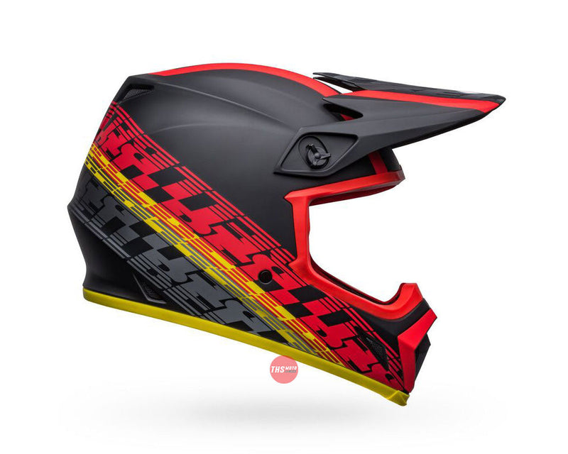 Bell MX-9 MIPS Offset Matte Black/Red Size XL 62cm