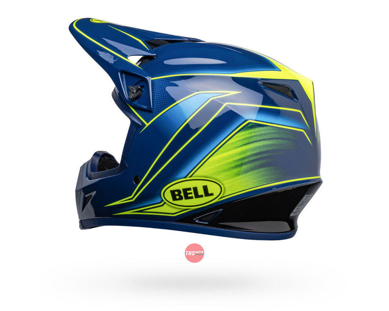 Bell MX-9 MIPS Zone Gloss Navy/Retina Size 2XL 64cm