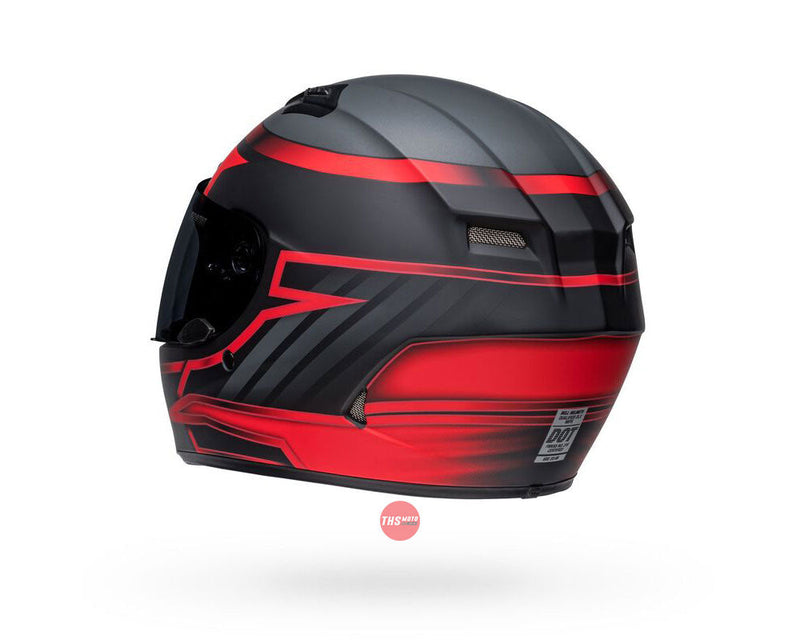 Bell QUALIFIER DLX MIPS Raiser Matte Black/Crimson Road Helmet Size Large 60cm