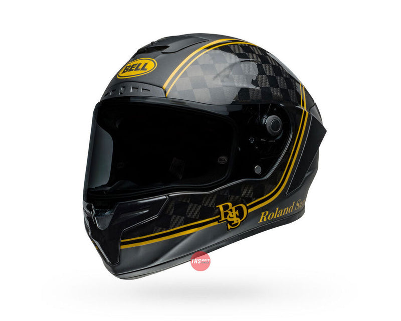 Bell RACE STAR DLX FLEX RSD Player Black/Gold Road Helmet Size Medium 58cm