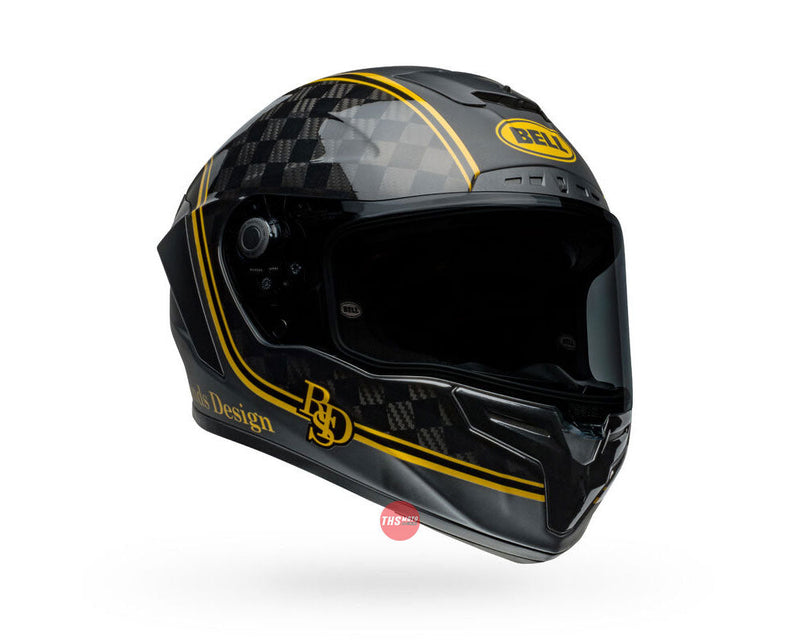Bell RACE STAR DLX FLEX RSD Player Black/Gold Road Helmet Size Large 60cm