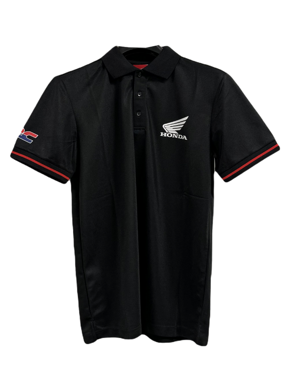 Genuine Honda Apparel HRC Black Polo Shirt Size 2XL