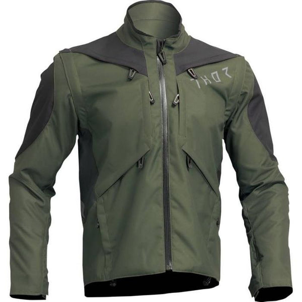Thor Terrain Army Charcoal Jacket Size XL
