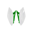 Rtech Side Panels White Green Kawasaki FIKXFBNVE29