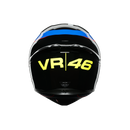 AGV K1 Rossi Vr46 Sky Racing Team Black Blue Road Helmet Size Medium Small 57cm