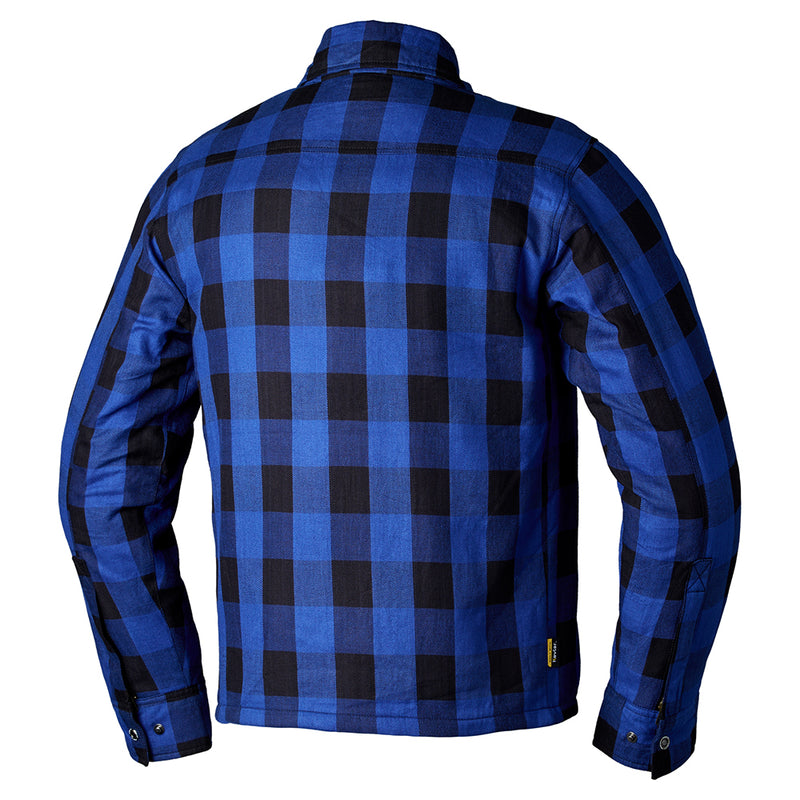 RST Lumberjack Kevlar Lined CE Textile Shirt Blue Size 46 XL