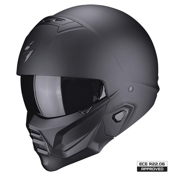 SCORPION EXO Combat II Motorcycle Helmet Size Small 55-56cm