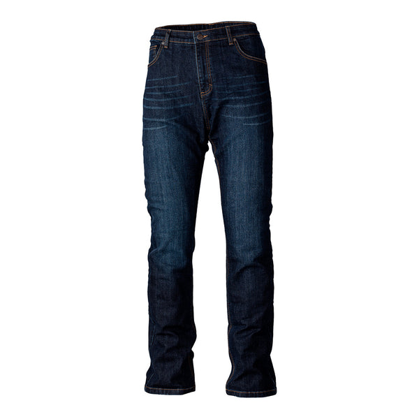 RST X Kevlar Straight Leg 2 CE Denim Dark Blue Road Jeans Size Womens 18
