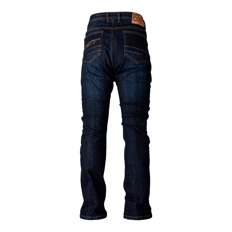 RST X Kevlar Straight Leg 2 CE Denim Dark Blue Road Jeans Size Womens 18