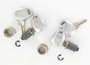 Givi 2pce Lock & Key Set - Silver Key 2.5 mm Thick Z227A