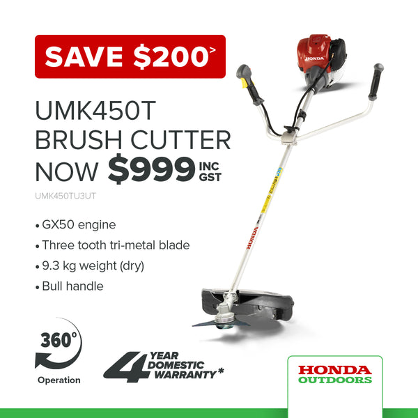 Honda UMK450 TUEDT Bull Handle Brush cutter
