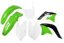 UFO Kawasaki Plastics Kit KX250F 04-06 (OEM Colours)