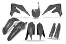 UFO Yamaha Plastics Kit Se/le YZ250F 19-23/YZ450F 18-22 Grey / Black