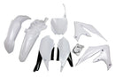 UFO Yamaha Plastics Kit YZ250F 19-23/YZ450F 18-22 White