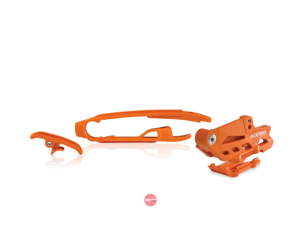 Acerbis KTM chain guide block & slider Orange