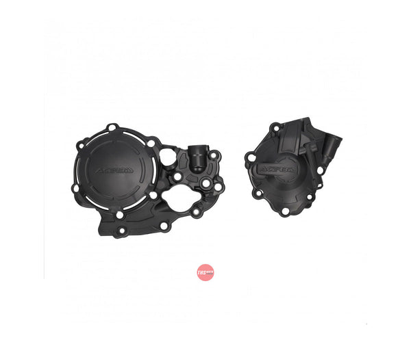 Acerbis X-Power Engine Case Cover Kit CRF250R 2022-23 Black