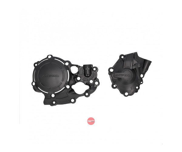 Acerbis X-power Engine Case Cover Kit Blk CRF250R 2022-23