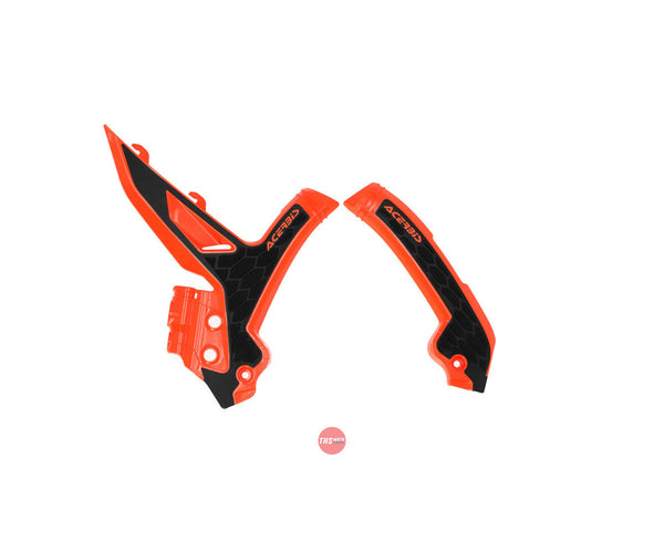 Acerbis Grip Frame Guard KTM SX/SXF 2023 Orange/Black