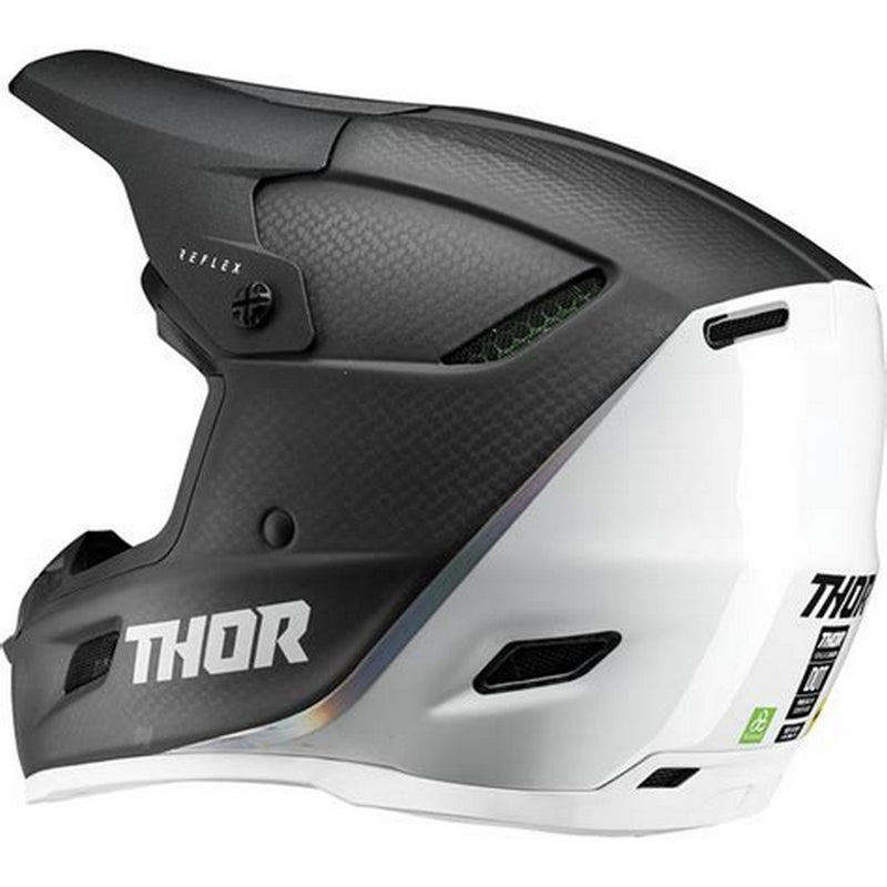 Thor Mx Helmet S22 Reflex Carbon Polar Black/White Size 2XL 63 64cm