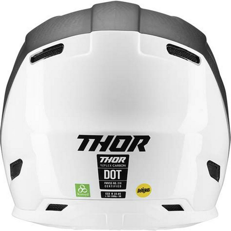 Thor Mx Helmet S22 Reflex Carbon Polar Black/White Size 2XL 63 64cm