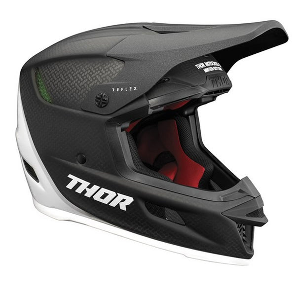 Thor Mx Helmet S22 Reflex Carbon Polar Black/White 2Xl