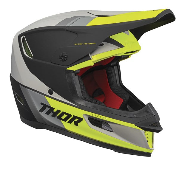 Thor Helmet MX Reflex Apex S S21 Acid Grey Small