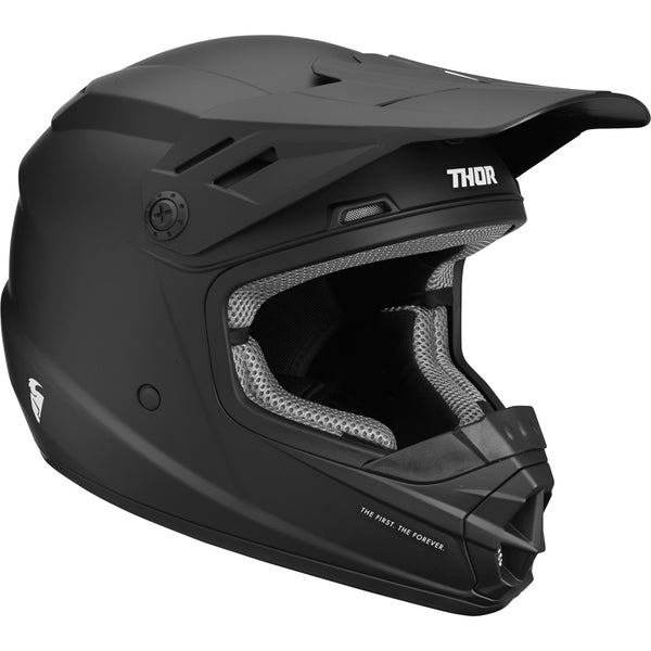 Thor Mx Helmet S22Y Sector Black Youth Size Youth Small 47 48cm