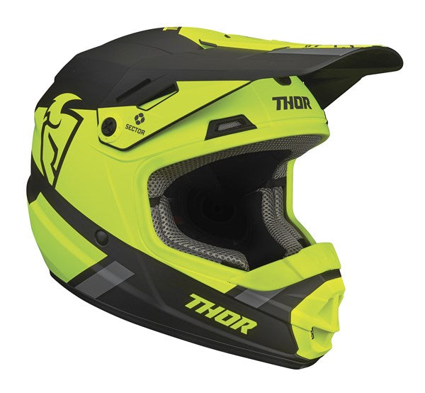 Thor Helmet S21Y Sector Youth MIPS MX Split Acid Black Small