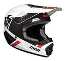 Thor S21Y Sector MIPS Split White Black Off Road Helmet Size Youth Medium 49 50cm