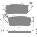 PREMIER BRAKE PADS HI-PERF SINT