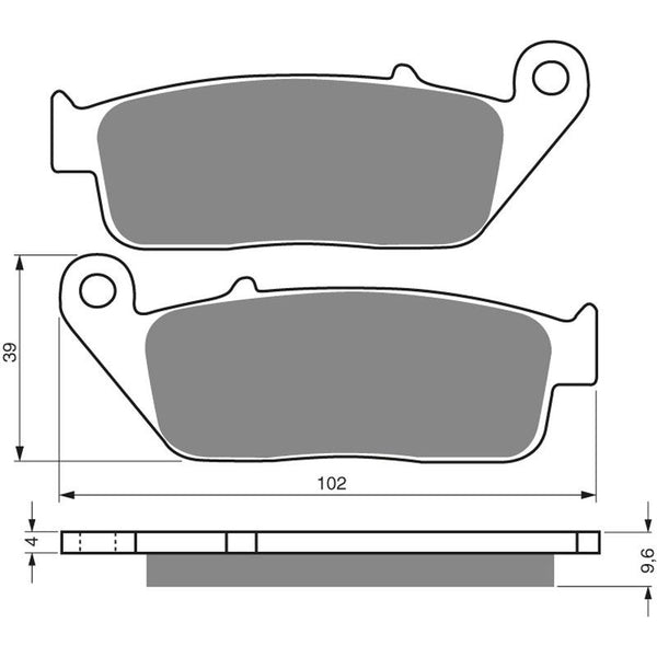 PREMIER BRAKE PADS HI-PERF SINT