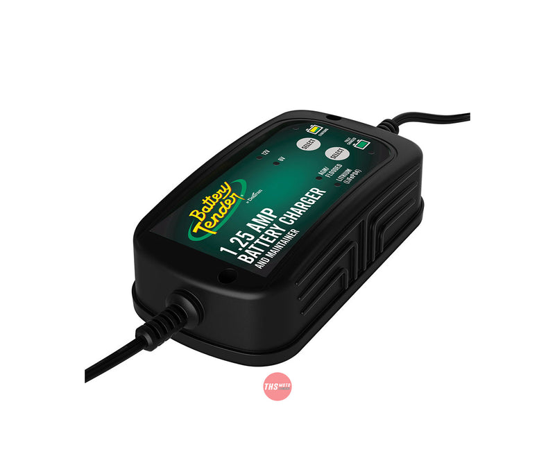 Battery Tender® 6V/12V, 1.25 Amp Lead Acid & Lithium Selectable Battery Charger - Available At Walmart 022-0200