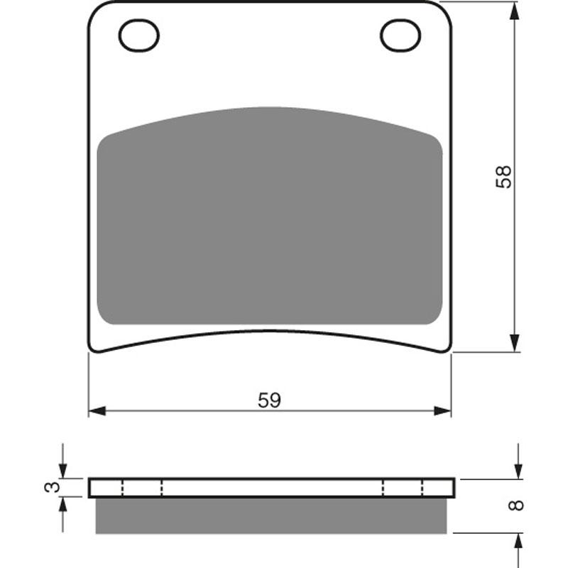 PREMIER BRAKE PADS HI-PERF SINT