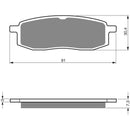 PREMIER BRAKE PADS FULL SINTERED MOTO X