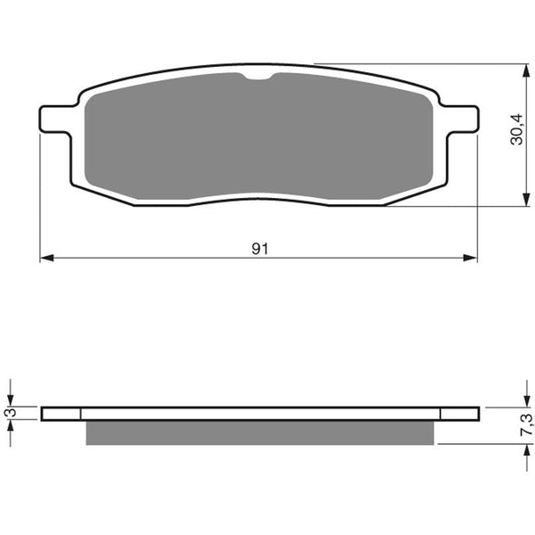 PREMIER BRAKE PADS FULL SINTERED MOTO X