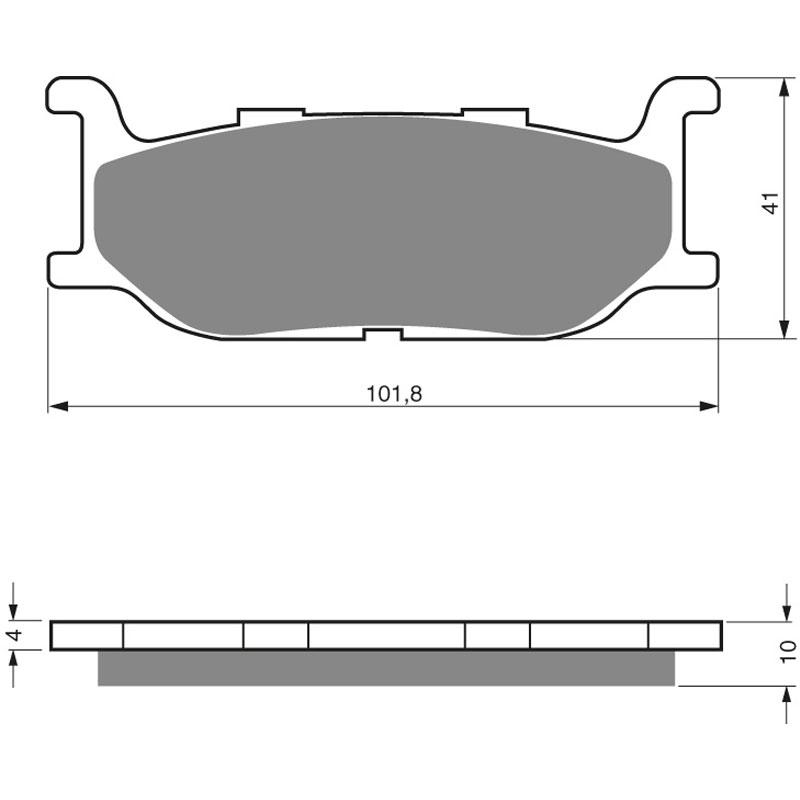 PREMIER BRAKE PADS HI-PERF SINT