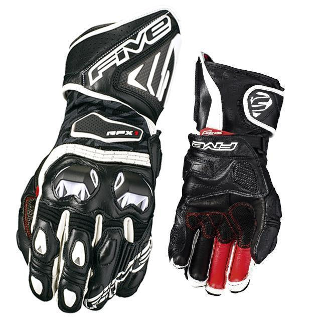 Five Gloves RFX1 Woman Black White Race XL