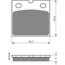 PREMIER BRAKE PADS HI-PERF SINT (Brembo F08 caliper)