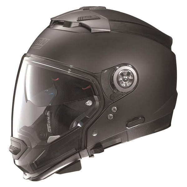 Nolan N44 Open Face Full Face Helmet Flat Black S Small 56cm