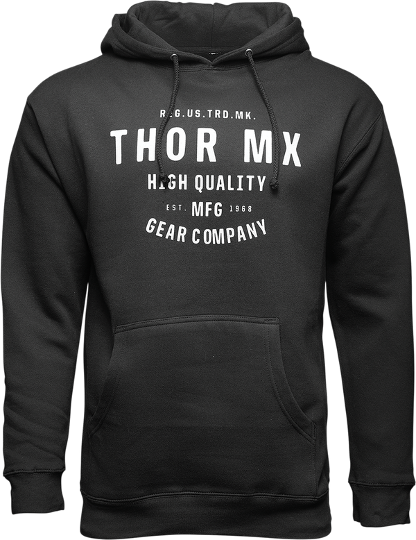 Thor Hoody MX Crafted 2XL Black 2XLarge