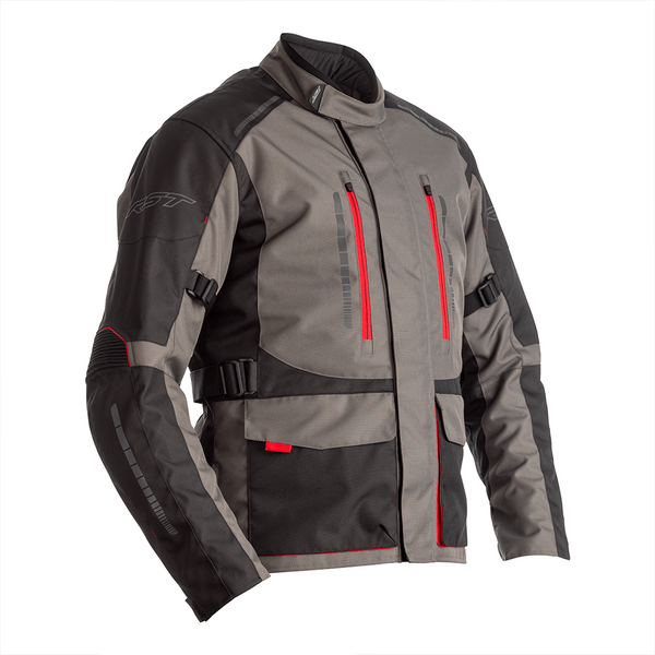 RST Atlas CE Textile Jacket Grey Red 46 XL Extra Large Size