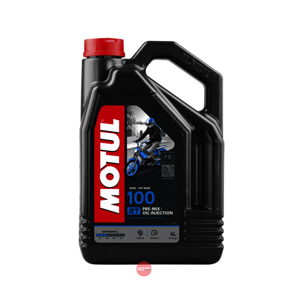 Motul 100 2T 4L 2 Stroke Mineral Engine Oil 4 Litre