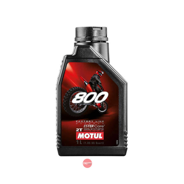 Motul 800 2T Factory Line Off Road 1L 2 Stroke 100% Synthetic Engine Oil 1 Litre