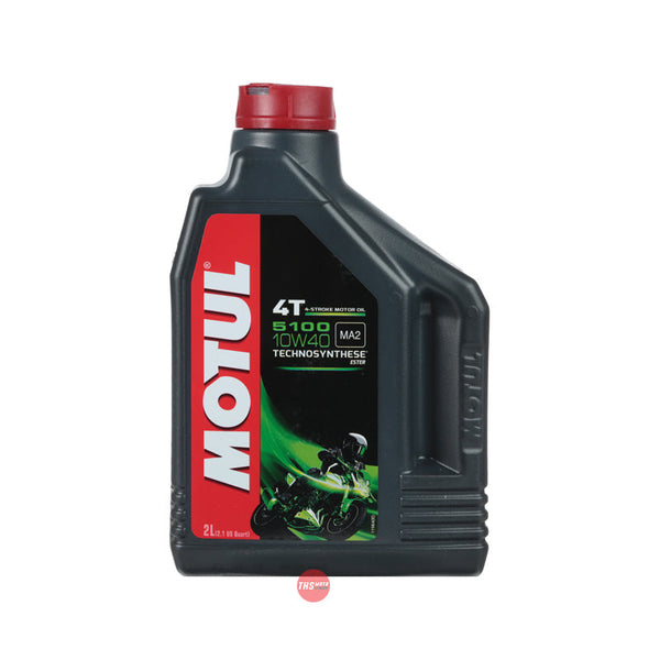 Motul 5100 4T 10W40 2L Technosynthese Transmission Engine Oil 2 Litre