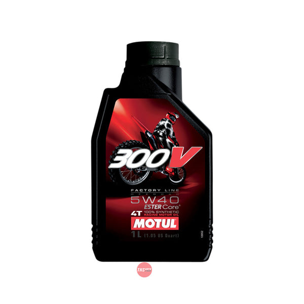 Motul 300V Factory Line Off Road 5W40 1L 100% Synthetic Racing Engine Transmission Oil 1 Litre