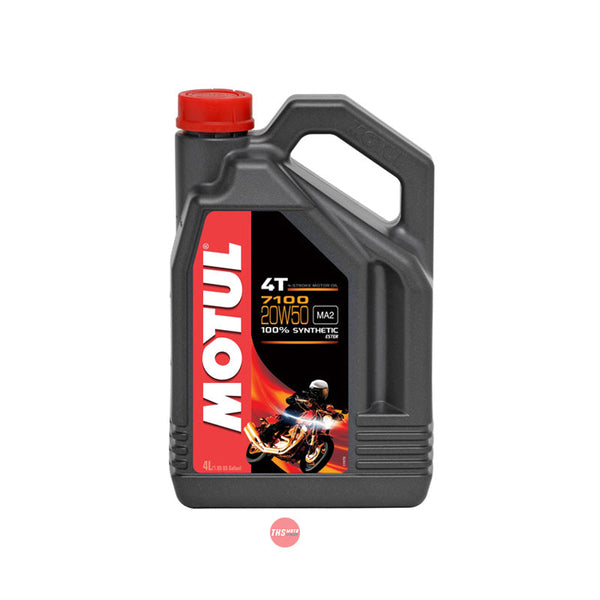 Motul 7100 4T 20W50 4L Synthetic Engine Oil 4 Litre