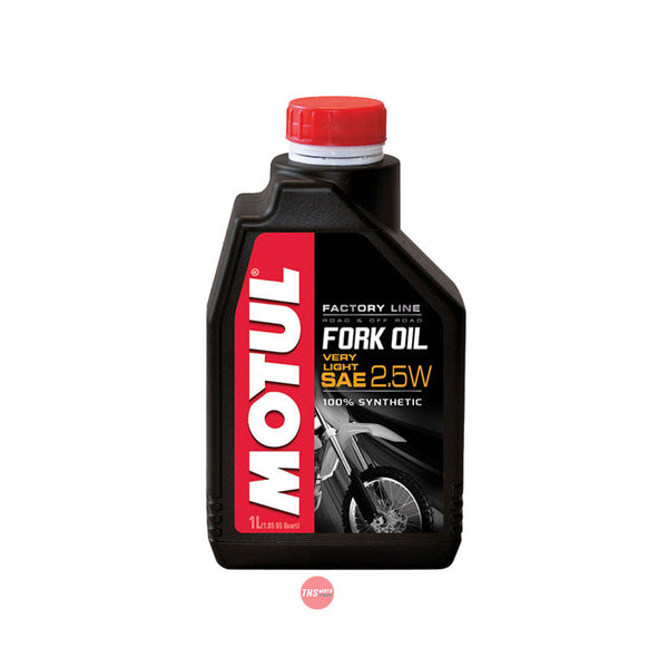 Motul Fork Oil Factory Line V L 2.5W 1L 100% Synthetic Fork Oil 1 Litre